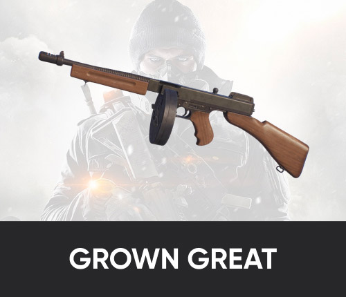 Grown Great Tommy Gun SMG Named Weapon Boost